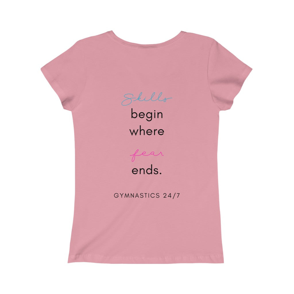 GIRLS - Gymnast Flowers Tee