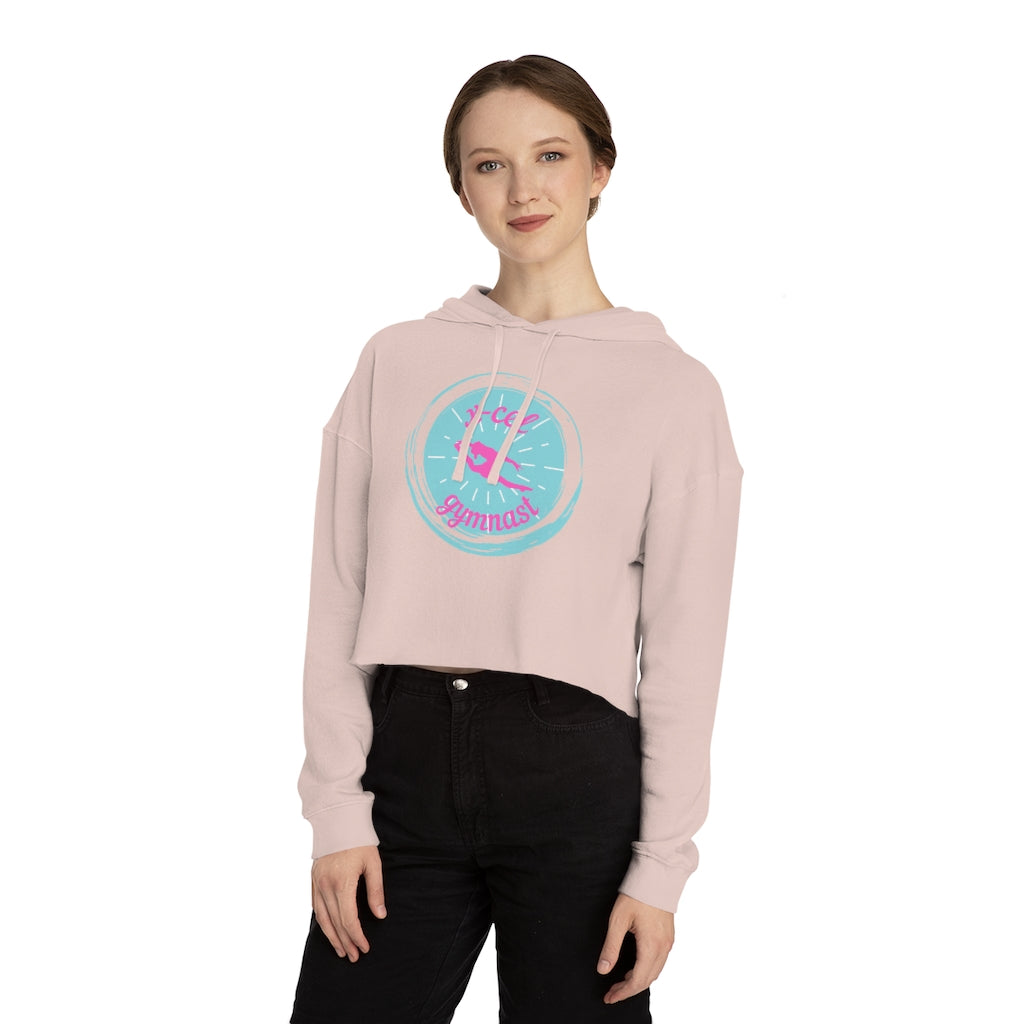 Women’s Cropped Hooded Sweatshirt - X-Cel Gymnast