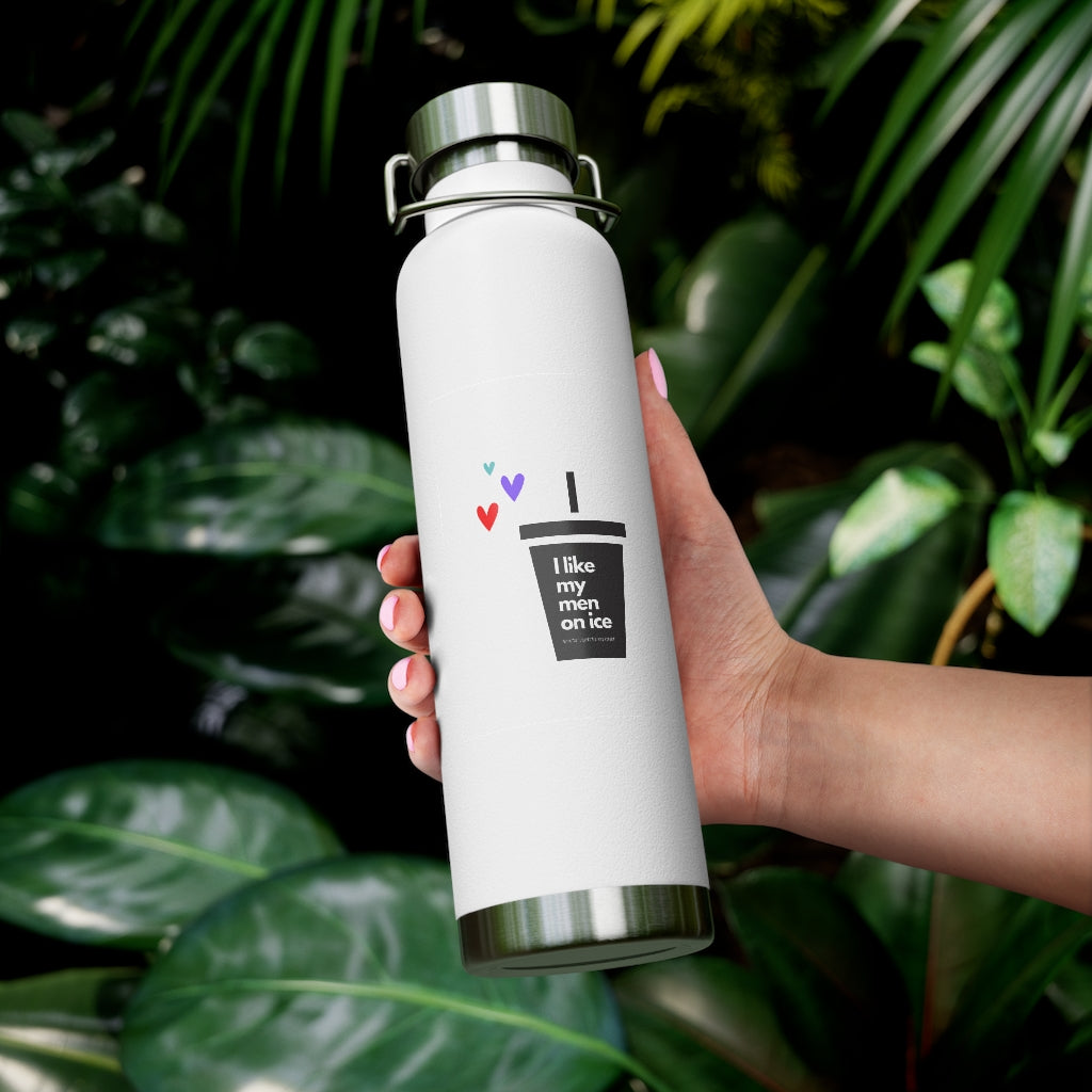 Men on Ice 22oz Vacuum Insulated Bottle