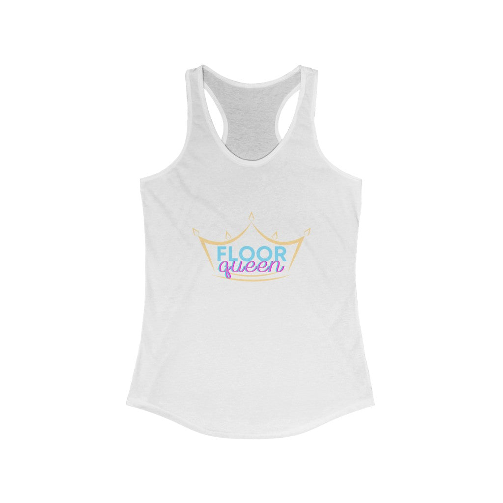 Womens Floor Queen Racerback Tank