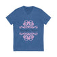 Unisex Jersey Short Sleeve V-Neck Tee