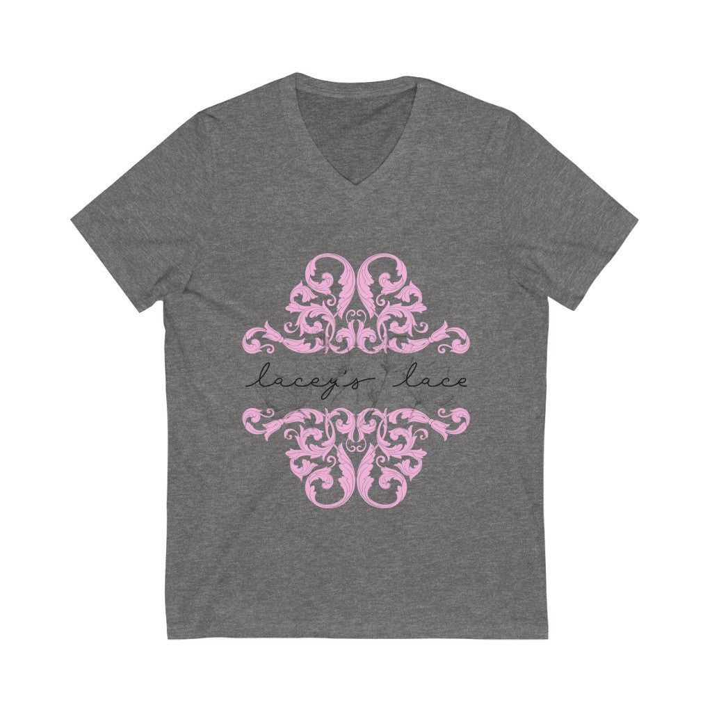 Unisex Jersey Short Sleeve V-Neck Tee