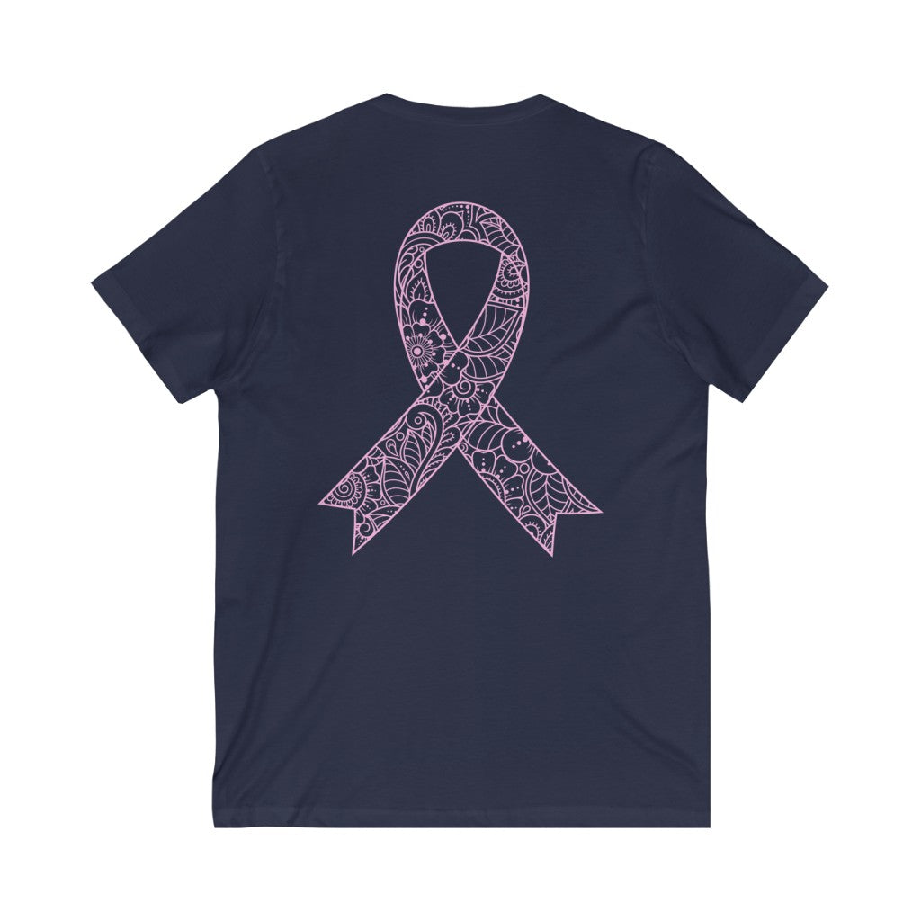 Unisex Jersey Short Sleeve V-Neck Tee