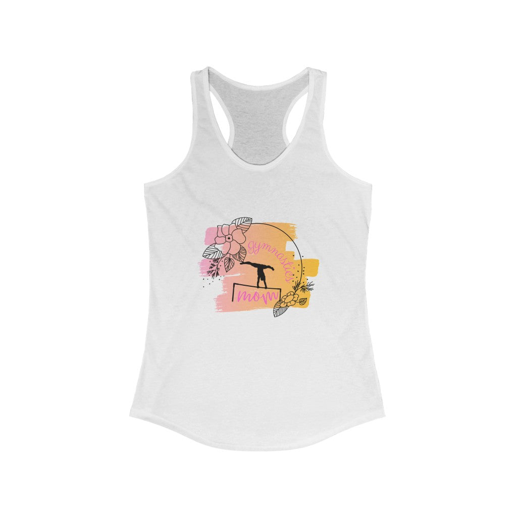 Women's Gymnastics Mom Racerback Tank