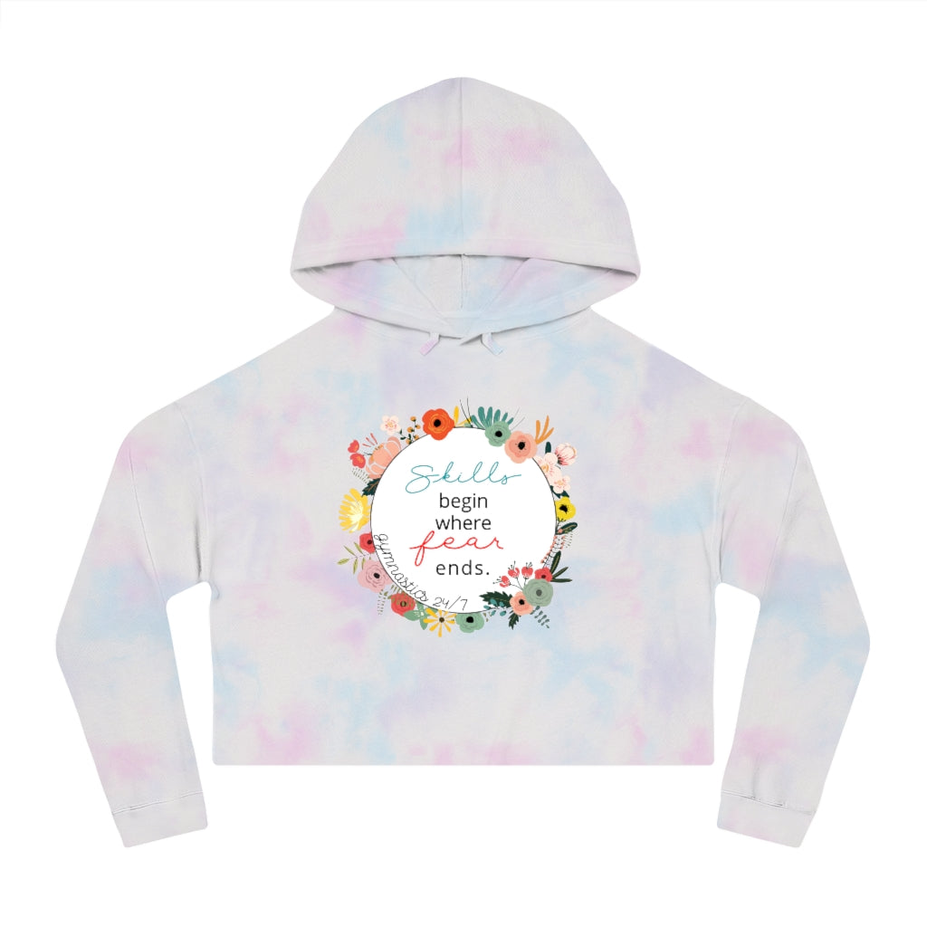 Women’s Cropped Hooded Sweatshirt - Optional Gymnastics 24/7