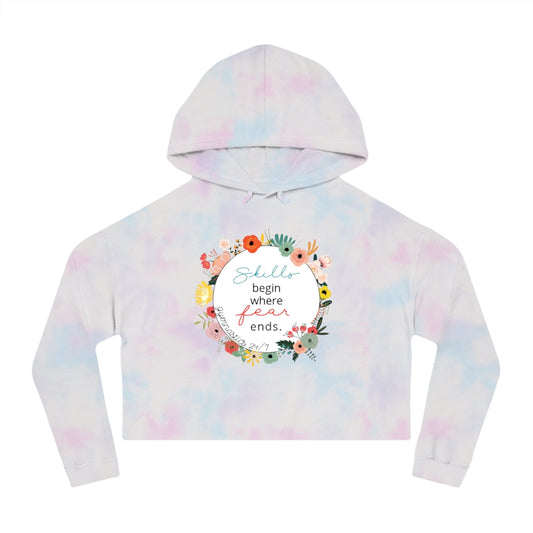 Women’s Cropped Hooded Sweatshirt - Optional Gymnastics 24/7