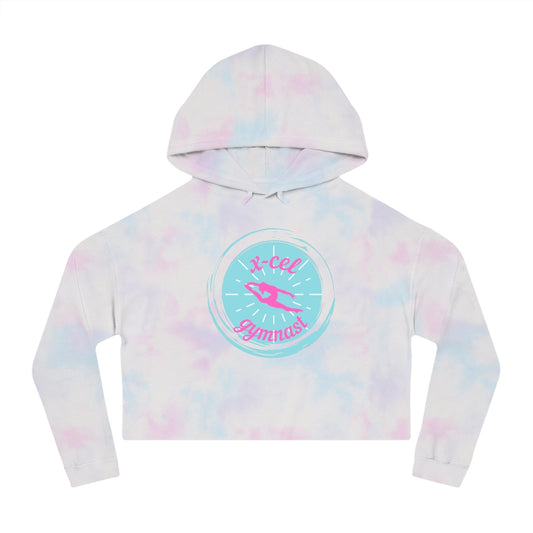 Women’s Cropped Hooded Sweatshirt - X-Cel Gymnast