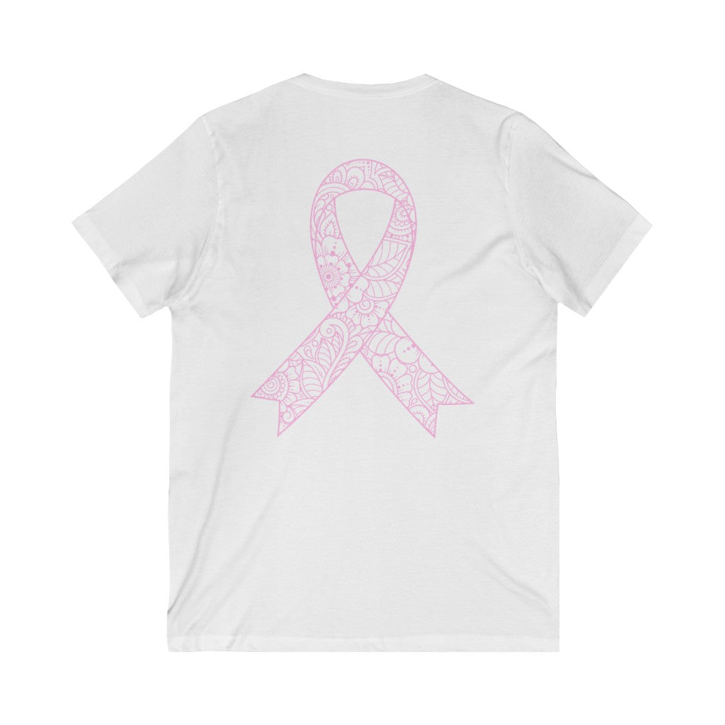 Unisex Jersey Short Sleeve V-Neck Tee