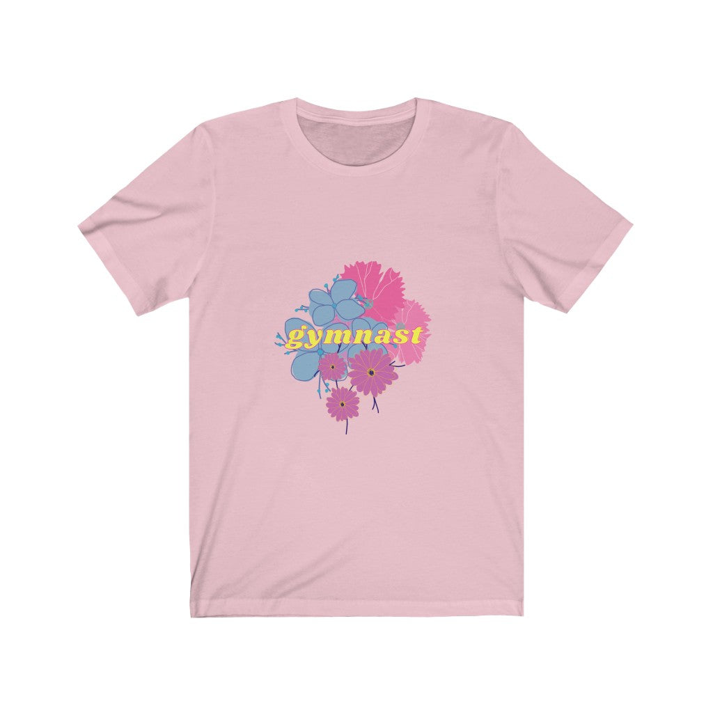 Unisex Short Sleeve Tee - Gymnast with back