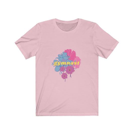Unisex Short Sleeve Tee - Gymnast with back