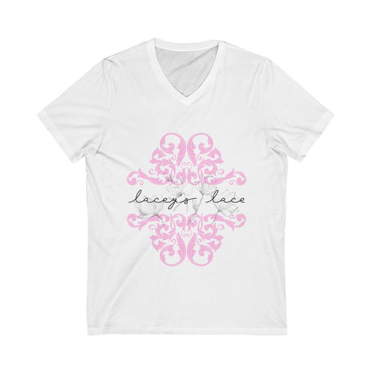 Unisex Jersey Short Sleeve V-Neck Tee