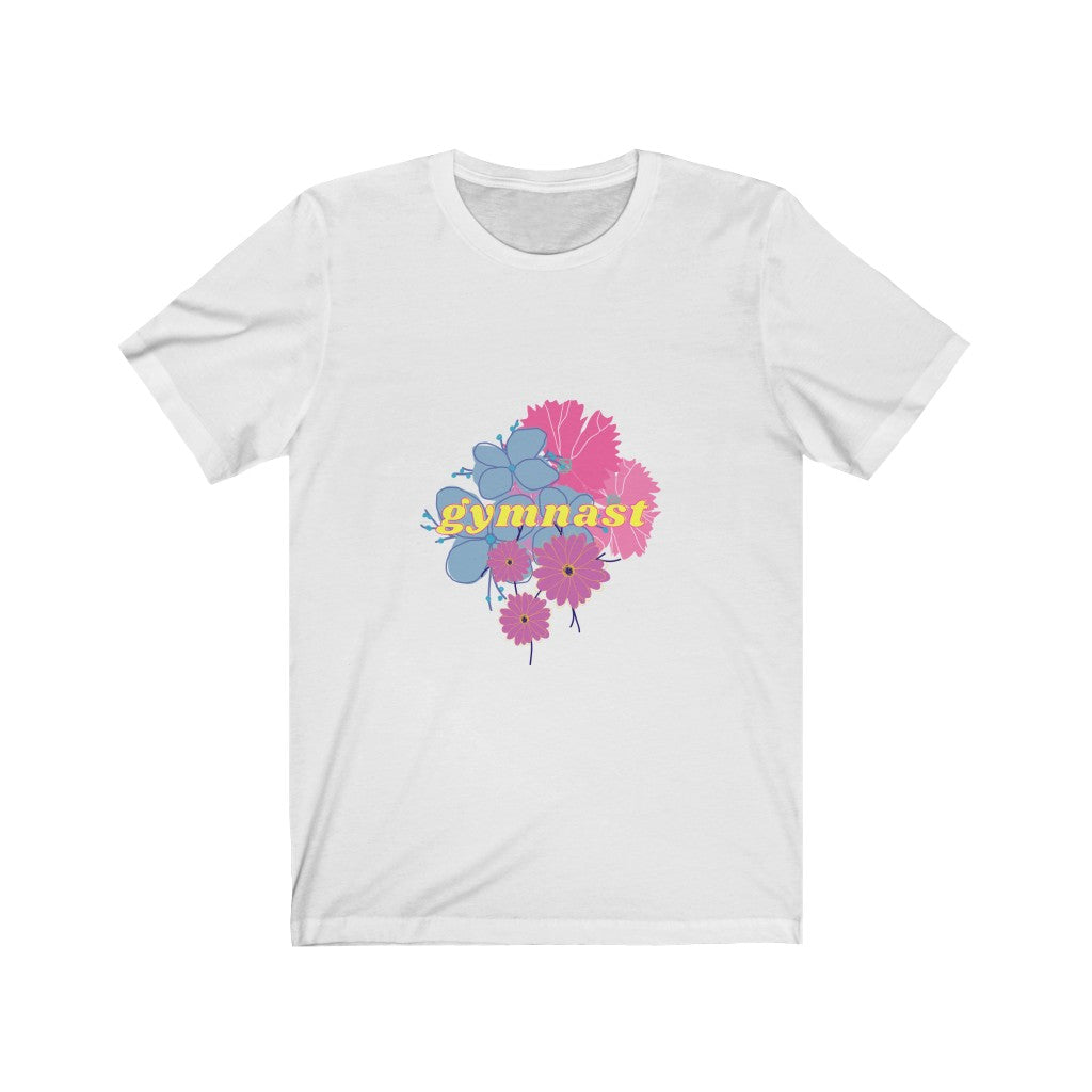 Unisex Short Sleeve Tee - Gymnast with back