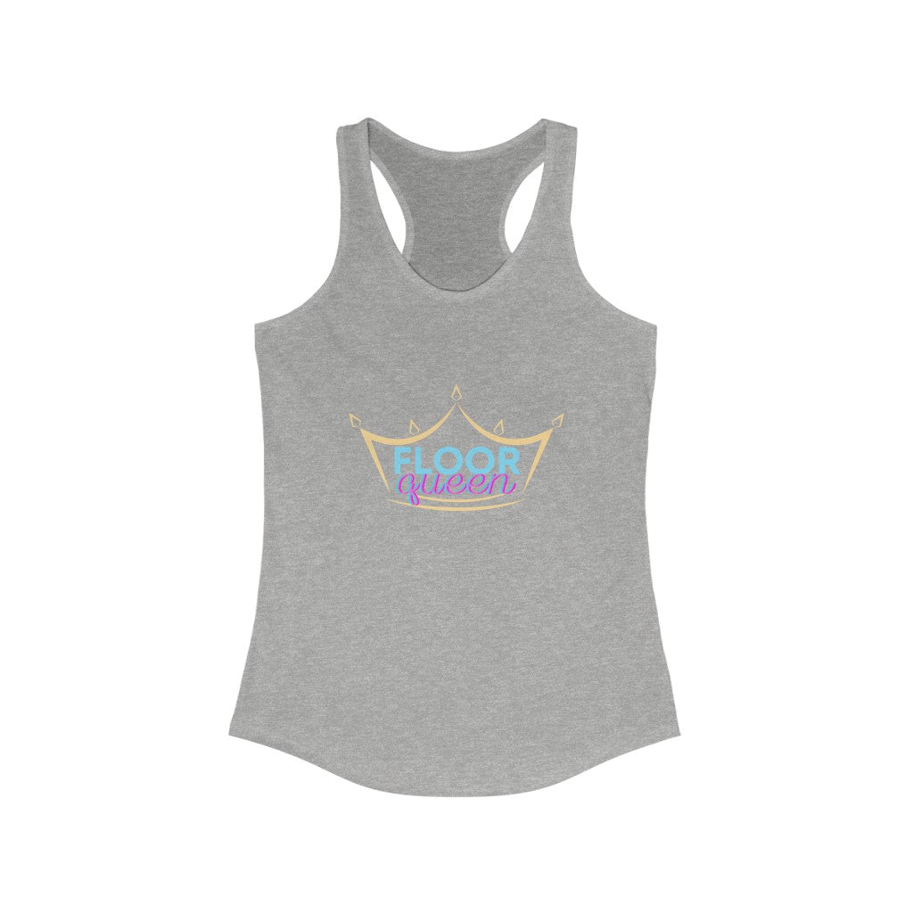 Womens Floor Queen Racerback Tank