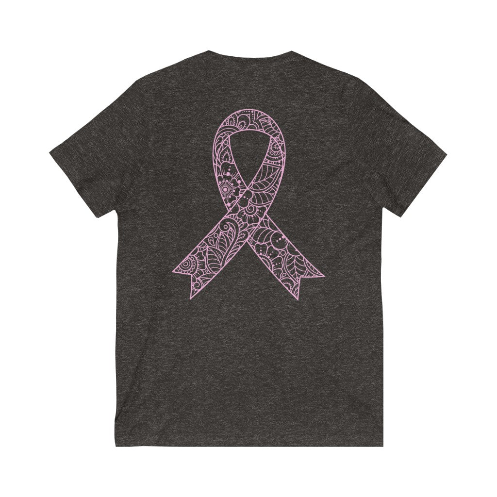 Unisex Jersey Short Sleeve V-Neck Tee