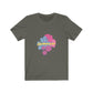 Unisex Short Sleeve Tee - Gymnast with back