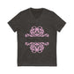 Unisex Jersey Short Sleeve V-Neck Tee