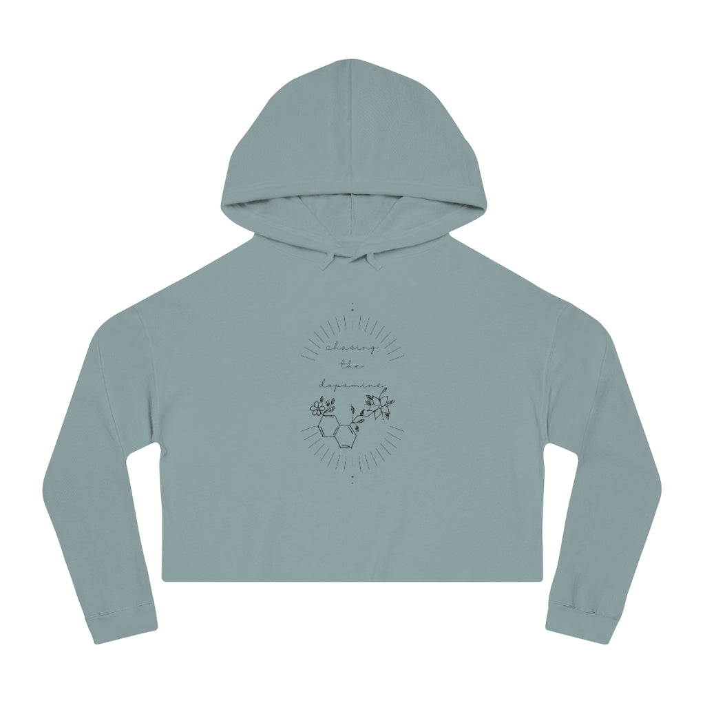 chasing dopamine cropped sweatshirt