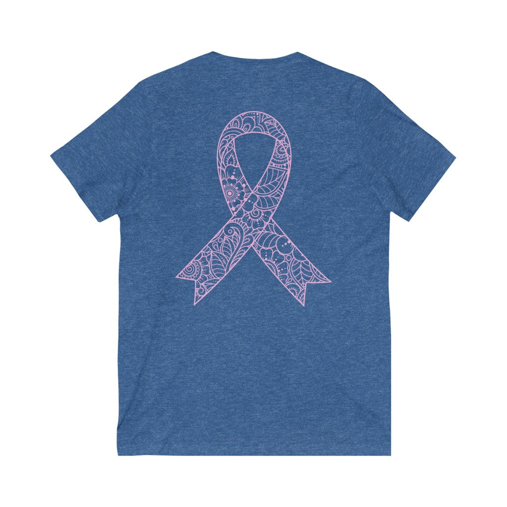 Unisex Jersey Short Sleeve V-Neck Tee