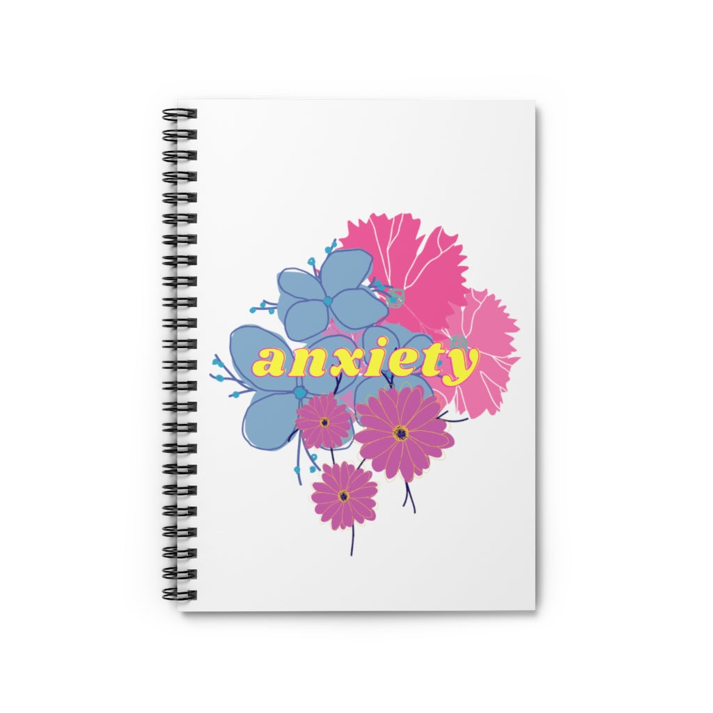 Anxiety  - Spiral Notebook - Ruled Line