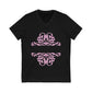 Unisex Jersey Short Sleeve V-Neck Tee