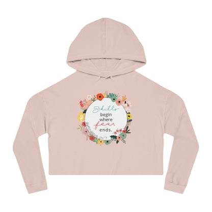 Women’s Cropped Hooded Sweatshirt - Optional Gymnastics 24/7