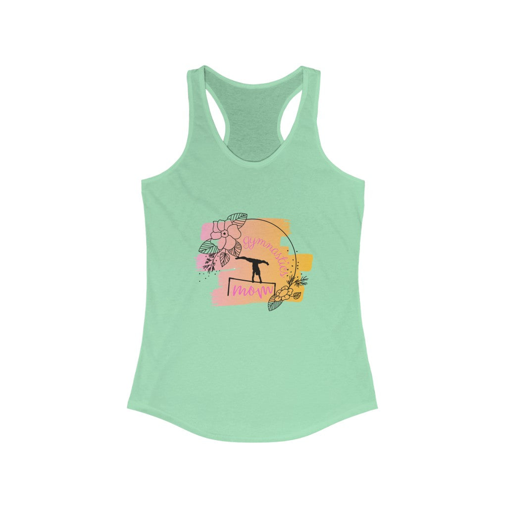 Women's Gymnastics Mom Racerback Tank