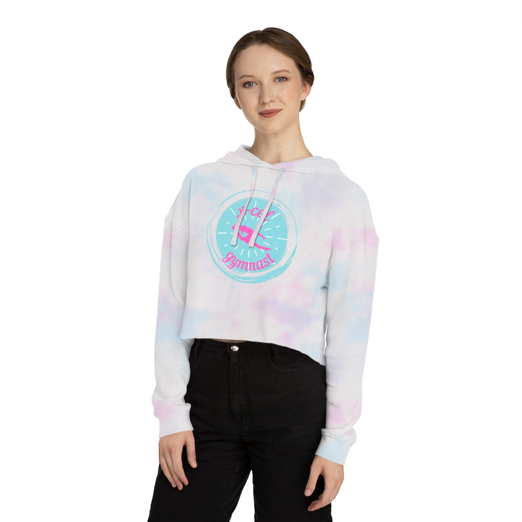 Women’s Cropped Hooded Sweatshirt - X-Cel Gymnast