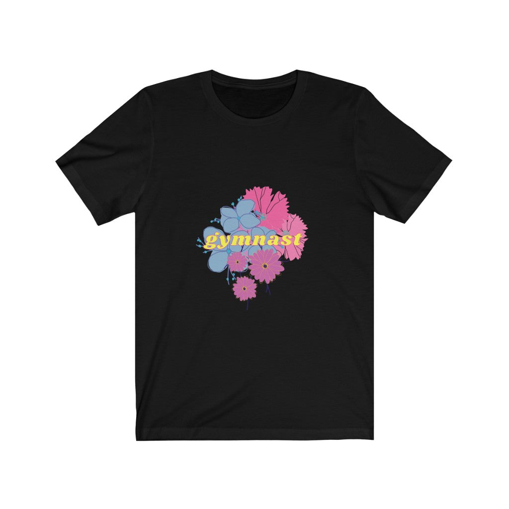 Unisex Short Sleeve Tee - Gymnast with back