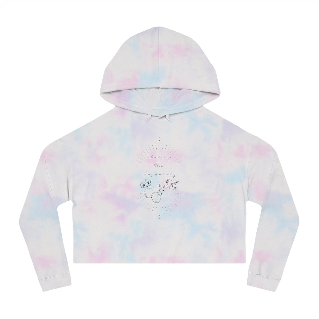 chasing dopamine cropped sweatshirt