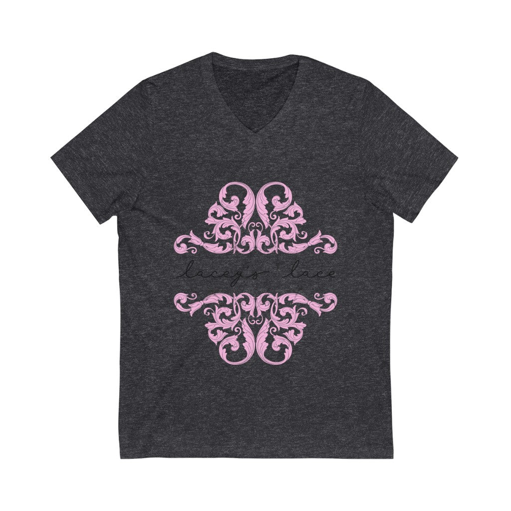 Unisex Jersey Short Sleeve V-Neck Tee