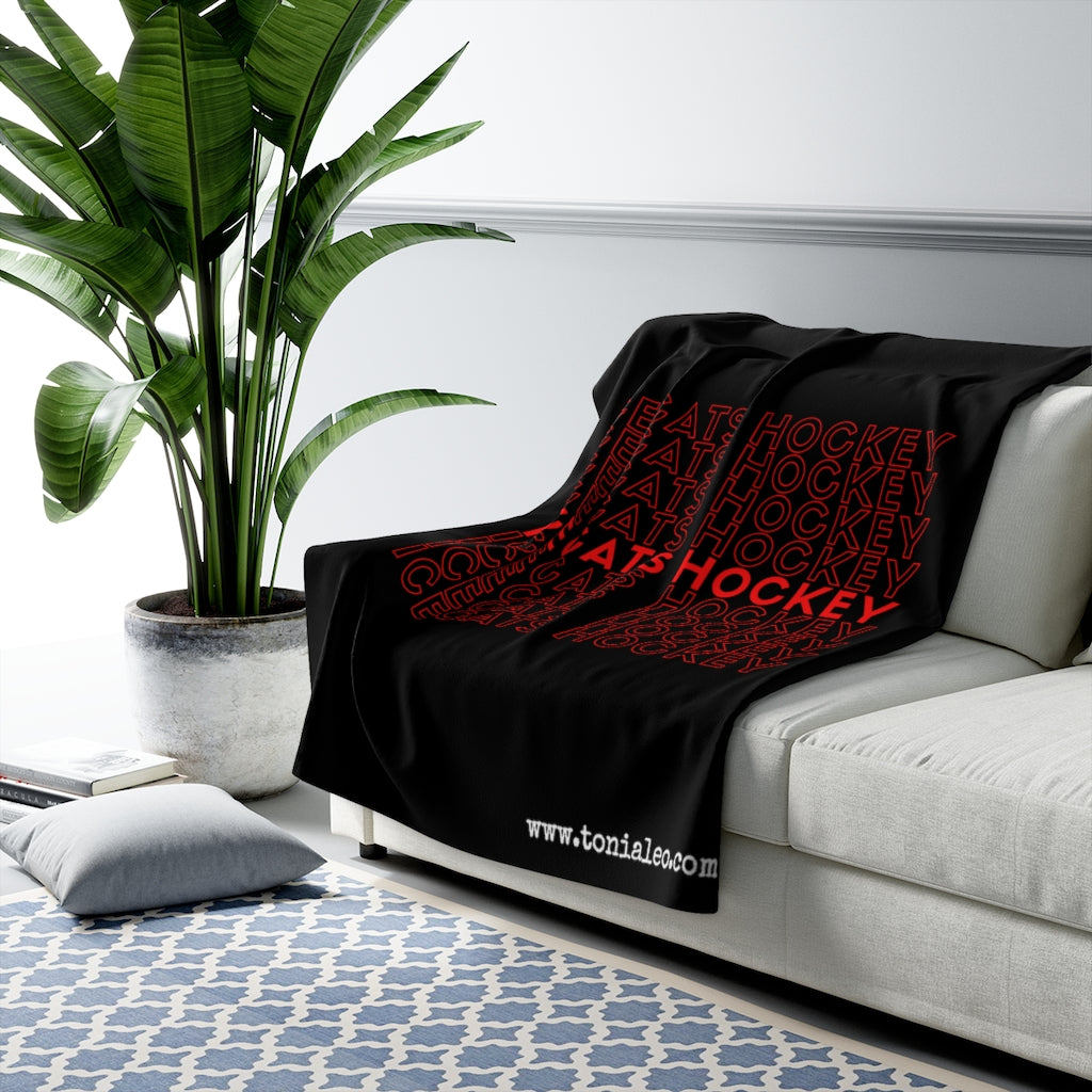 IceCats Sherpa Fleece Blanket