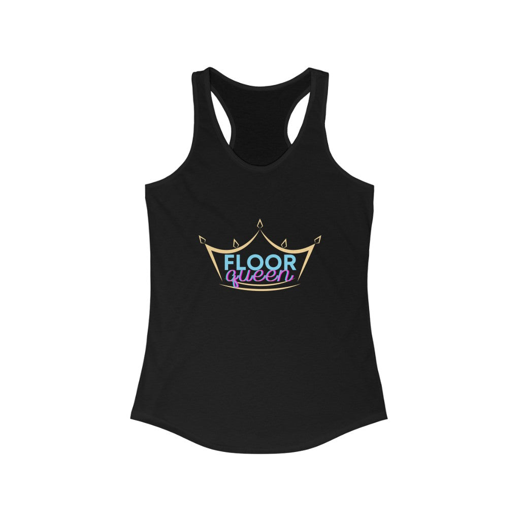 Womens Floor Queen Racerback Tank