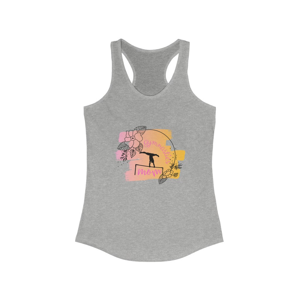 Women's Gymnastics Mom Racerback Tank