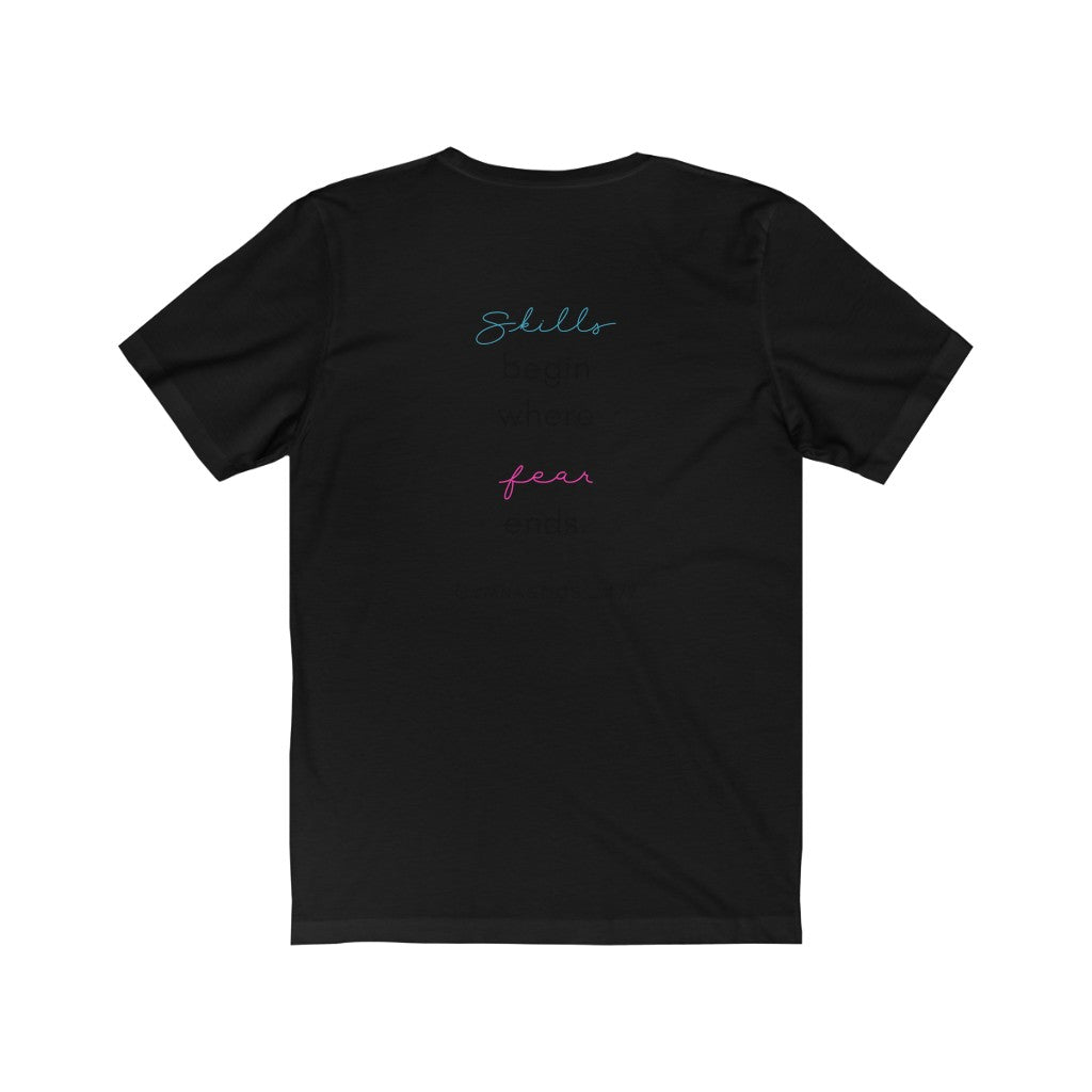 Unisex Short Sleeve Tee - Gymnast with back
