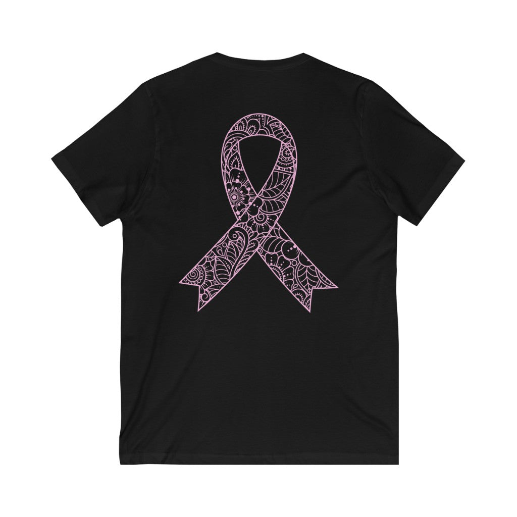 Unisex Jersey Short Sleeve V-Neck Tee
