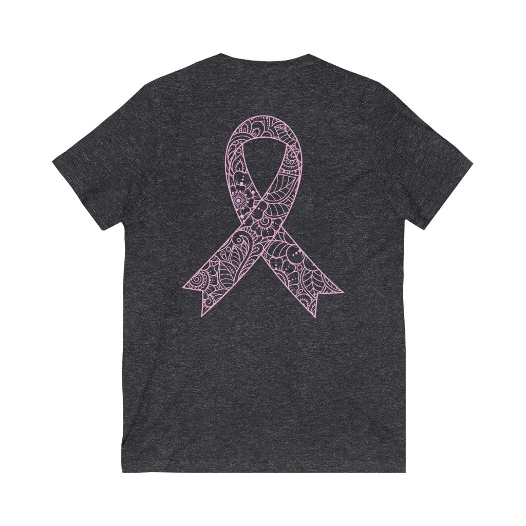 Unisex Jersey Short Sleeve V-Neck Tee